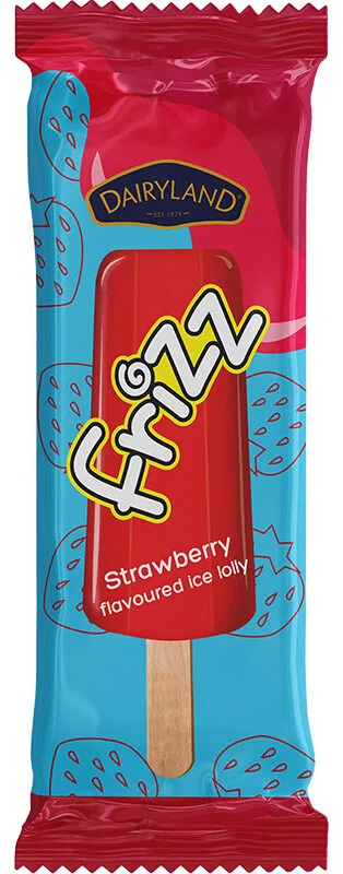 Dairyland Frizz Strawberry Ice Lolly 70Ml